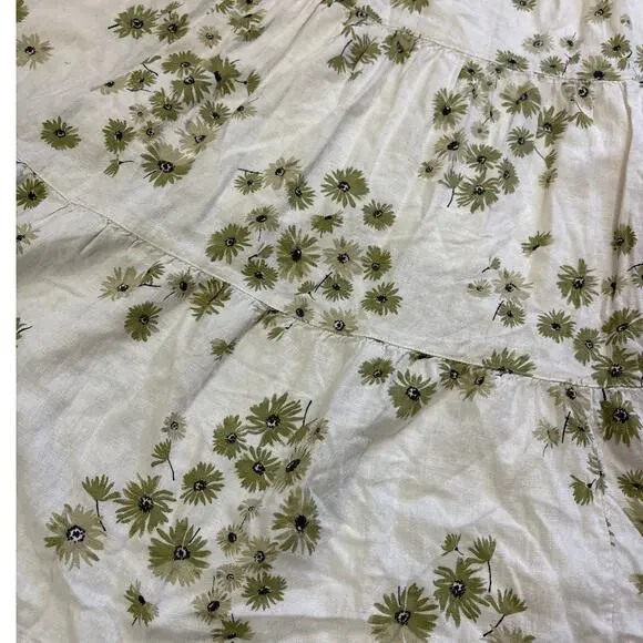 Abercrombie & Fitch Womens XS Petite Dede Emily Flowy Linen Blend Midi Dress - Picture 4 of 10